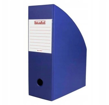 Pojemnik na dokumenty A4 100mm BIURFOL PVC kol. granatowy [SE-36-02]