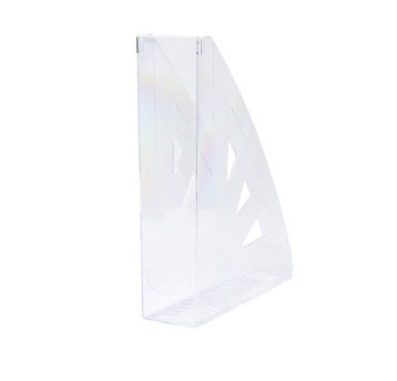 Pojemnik na dokumenty A4 70mm OFFICE PRODUCTS tworzywo kol. przezroczysty ażurowy [21215511-90]