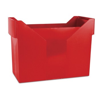 Pojemnik na dokumenty bez pokrywki 330 x 260 x 160mm DONAU Mini archiwum tworzywo kol. czerwony [7421001-04]