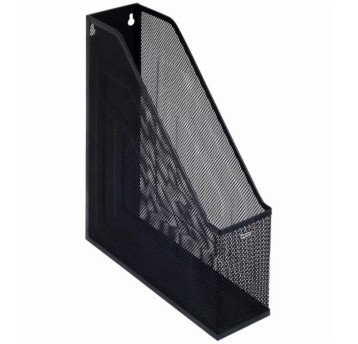 Pojemnik na katalogi 315 x 250 x 74mm GRAND metalowa siatka kol. czarny [GR-053]