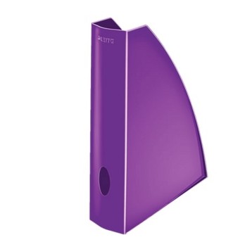 Pojemnik na katalogi 75 x 312 x 258mm LEITZ WOW polistyren kol. fioletowy [52771062]