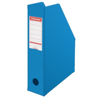 Pojemnik na katalogi A4 70mm ESSELTE VIVIDA karton+PVC kol. niebieski składany [56005]
