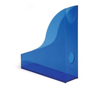 Pojemnik na katalogi A4 DURABLE BASIC tworzywo kol. niebieski transparentny [1701712540]