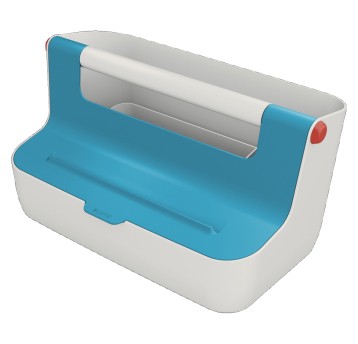 Pojemnik organizer LEITZ COSY MyBox tworzywo sztuczne kol. niebieski zamykany z rączką [61250061]