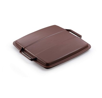 Pokrywa do pojemnika na odpady 90L DURABLE plastik kol. brązowy [1800475210]