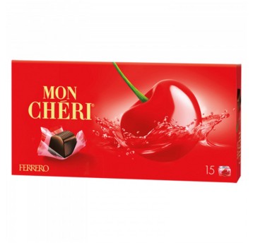 Praliny FERRERO MON CHERI z czereśnią w likierze kartonik 157g