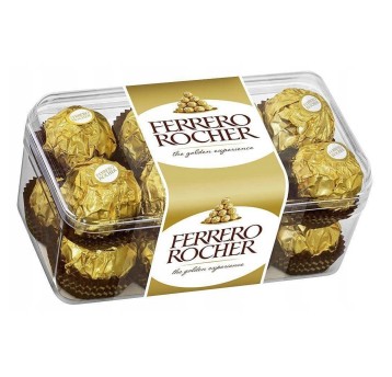 Praliny FERRERO ROCHER pudełko plastikowe 200g