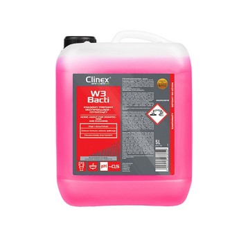 Preparat/płyn do dezynfekcji i czyszczenia powierzchni i urządzeń sanitarnych CLINEX W3 Bacti 5L [CL77700]