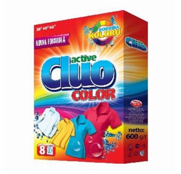 Proszek do prania kolorowe tkaniny CLUO Active Color 600g