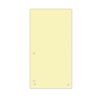 Przekładki uniwersalne 1/3 A4 100 kart DONAU karton kol. żółty [8620100-11PL]