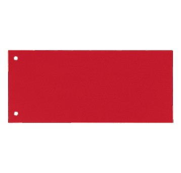Przekładki uniwersalne 1/3 A4 100 kart ESSELTE karton kol. czerwony [624446]