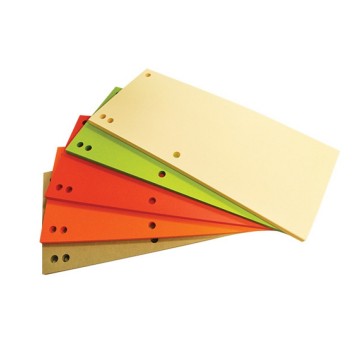 Przekładki uniwersalne 1/3 A4 100 kart OFFICE PRODUCTS karton mix kolorów [21070135-99]
