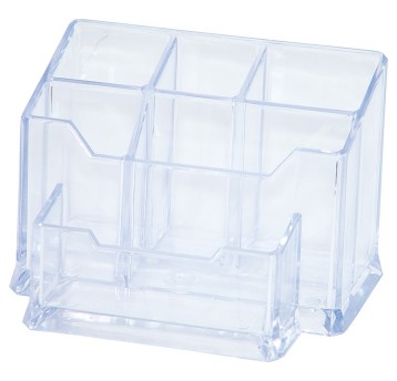 Przybornik organizer DONAU CLASSIC VII tworzywo sztuczne wielofunkcyjny kol. przezroczysty 6 komór [7476001-99]