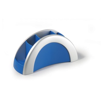 Przybornik organizer DURABLE VEGAS tworzywo sztuczne kol. srebrny 5 komór [772023]