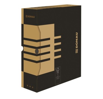 Pudło archiwizacyjne A4 100mm DONAU kol. brązowy 20 szt. [7661301FSC-02]