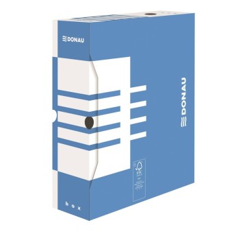 Pudło archiwizacyjne A4 100mm DONAU kol. niebieski 20 szt. [7661301FSC-10]