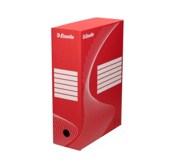 Pudło archiwizacyjne A4 100mm ESSELTE BOXY kol. czerwony [128422]