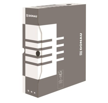 Pudło archiwizacyjne A4 120mm DONAU kol. szary 20 szt. [7662301FSC-13]