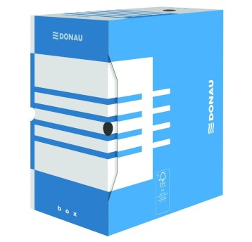 Pudło archiwizacyjne A4 155mm DONAU kol. niebieski 10 szt. [7663301FSC-10]
