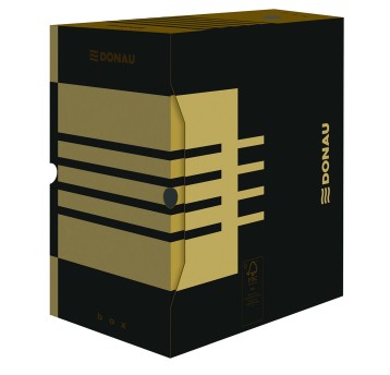 Pudło archiwizacyjne A4 200mm DONAU kol. brązowy [7663401FSC-02]