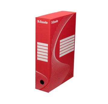 Pudło archiwizacyjne A4 80mm ESSELTE BOXY kol. czerwony [128412]