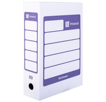 Pudło archiwizacyjne A4 80mm PRINTECH kol. granatowy