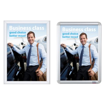 Ramka plakatowa zatrzaskowa A4 2x3 kol. srebrny 1 szt. [TZW25/A4BG]