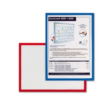 Ramka prezentacyjna magnetyczna A4 2x3 kol. niebieski 1 szt. [AS135]