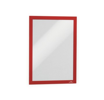 Ramka prezentacyjna magnetyczna samoprzylepna A4 DURABLE DURAFRAME kol. czerwony 2 szt. [487203]