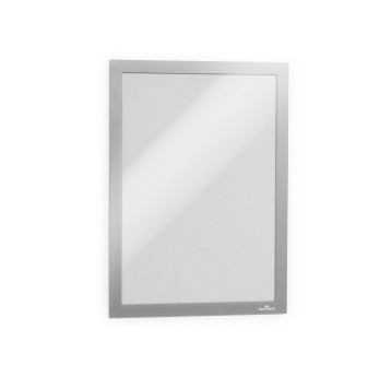 Ramka prezentacyjna magnetyczna samoprzylepna A4 DURABLE DURAFRAME kol. srebrny 2 szt. [487223]