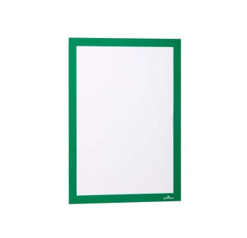 Ramka prezentacyjna magnetyczna samoprzylepna A4 DURABLE DURAFRAME kol. zielony 2 szt. [487205]