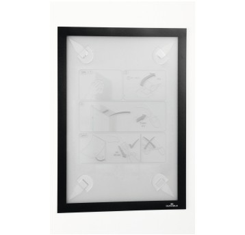 Ramka prezentacyjna magnetyczna wallpaper A4 DURABLE DURAFRAME kol. czarny 1 szt. [484301]