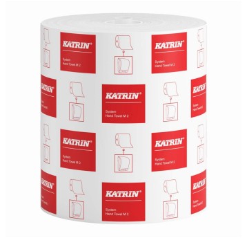 Ręcznik papierowy w roli KATRIN Classic M2 włókna mieszane 2 warstwy | Ø190mm szer. 210mm dł. 160m | kol. biały 1 rolka [460103]