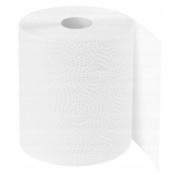 Ręcznik papierowy w roli SŁONIK Jumbo celuloza 2 warstwy | Ø170mm szer. 190mm dł. 60m 300 listków | kol. biały 1 rolka