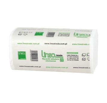 Ręcznik papierowy ZZ LINEA TRADE C2 3000 celuloza 2 warstwy | szer. 220mm dł. 250mm 150 listków | kol. biały 20 bind [ZZ-3000]