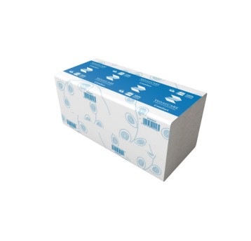 Ręcznik papierowy ZZ VELVET Professional celuloza 2 warstwy | szer. 250mm dł. 230mm 150 listków | kol. biały 20 bind [VLP-5600044]