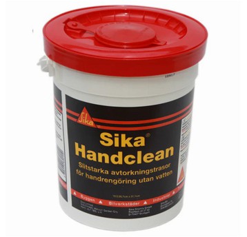 Ręczniki czyszczące do rąk polipropylen 26,7 x 31,10cm SIKA kol. biały w wiaderku 72 szt. [42575]