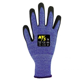 Rękawice antyprzecięciowe ASATEX 5099 kat. II kol. niebieski rozmiar 9 1 para