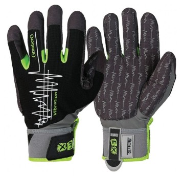 Rękawice antywibracyjne GRANBERG kat. II kol. czarno-szary rozmiar 10 EN 388, EN 10819 1 para [107.4330]