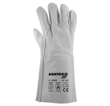 Rękawice spawalnicze ASATEX 535SS kat. II kol. szary rozmiar 10,5 skóra bydlęca 1 para