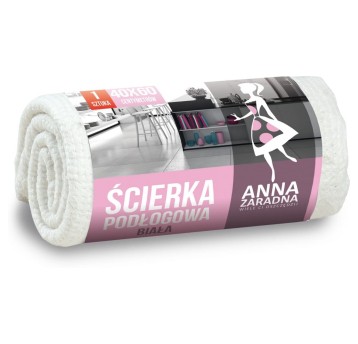Ścierka podłogowa bawełna 40 x 60cm ANNA ZARADNA kol. biały [PS-1392]