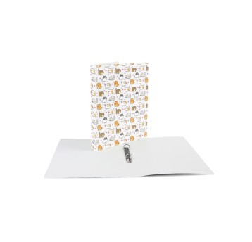 Segregator 2-ringowy A4 20mm BIURFOL PP wzór KITTENS [SEN-A4-35]