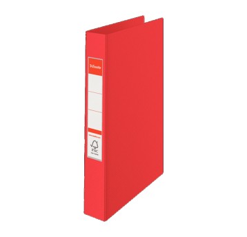 Segregator 2-ringowy A4 42mm ESSELTE PP kol. czerwony [14451]