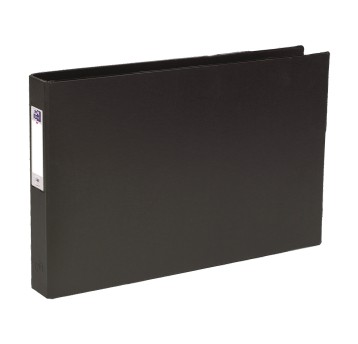 Segregator 4-ringowy A3 55mm poziomy ELBA PVC kol. czarny [400000113]