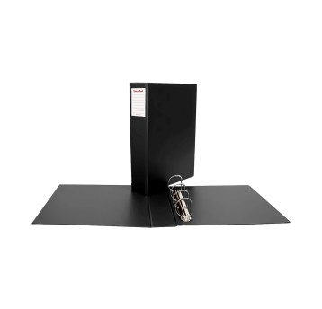 Segregator 4-ringowy A3 70mm BIURFOL PVC kol. czarny [SE-04-11]