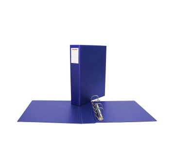 Segregator 4-ringowy A3 70mm poziomy BIURFOL PVC kol. granatowy [SE-04-13]
