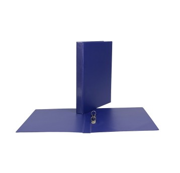 Segregator ofertowy 2-ringowy A4 25mm BIURFOL PANORAMA PVC kol. granatowy R-16 [SR-44-02]