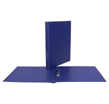 Segregator ofertowy 2-ringowy A4 55mm BIURFOL PANORAMA PVC kol. granatowy D-40 [SR-48-02]