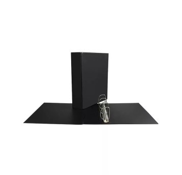 Segregator ofertowy 4-ringowy A4 65mm BIURFOL PANORAMA PVC kol. czarny D-52 [SE-49-01]