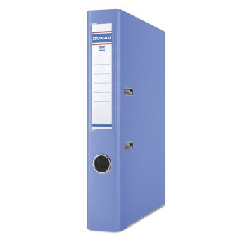 Segregator z mechanizmem A4 50mm DONAU PREMIUM PP kol. turkusowy [3955001PL-24]